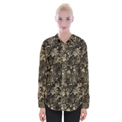 Camouflage Army Survival Uniform Womens Long Sleeve Shirt