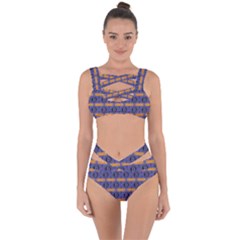 Bitcoin Logo Pattern Bandaged Up Bikini Set  by ExtraGoodSauce