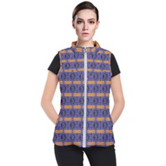 Bitcoin Logo Pattern Women s Puffer Vest by ExtraGoodSauce