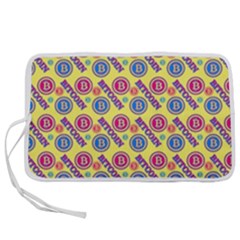 Colorful Bitcoin Pattern Pen Storage Case (m) by ExtraAwesomeSauce