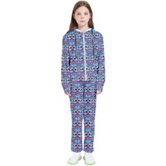 Colorful Sugar Skull Cat Pattern Kids  Tracksuit