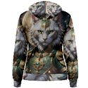 Epic Armored Cat Warrior Women s Pullover Hoodie View2