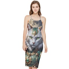 Epic Armored Cat Warrior Bodycon Cross Back Summer Dress by ExtraAwesomeSauce