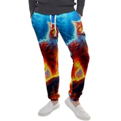 Enchanted Fire Feline Men s Jogger Sweatpants