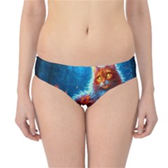 Enchanted Fire Feline Hipster Bikini Bottoms by ExtraAwesomeSauce