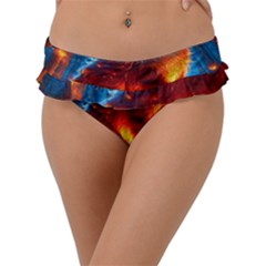 Enchanted Fire Feline Frill Bikini Bottoms by ExtraAwesomeSauce