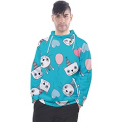 Birtay Cats Bunnies, Koteto Men s Pullover Hoodie by kyorashop23