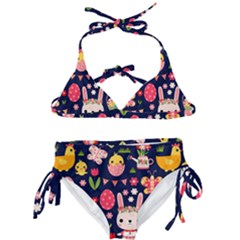 Bunny - Easter Pattern Kids  Classic Bikini Set