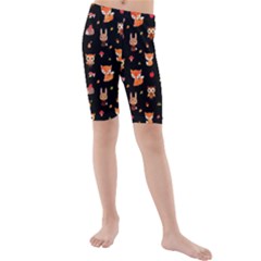 Cool Woodland Animal, Koteto, Scandinavian, Acorn Kids  Mid Length Swim Shorts