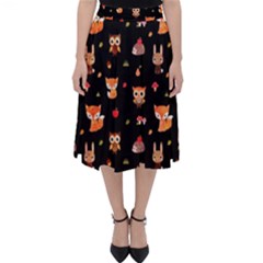 Cool Woodland Animal, Koteto, Scandinavian, Acorn Classic Midi Skirt by kyorashop23