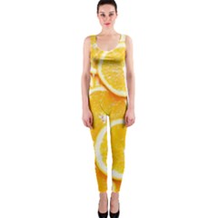 Oranges, Orange, Fruits One Piece Catsuit