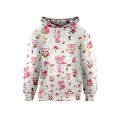 Pink Woodland Animals, Koteto Kids  Pullover Hoodie