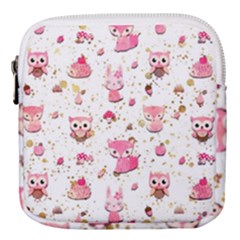 Pink Woodland Animals, Koteto Mini Square Pouch