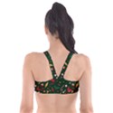 Texture, Pattern, Red, Craciun, Christmas, Hat, Santa, Green Plunge Bikini Top View2