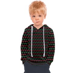 Geometric Abstract Pattern Line Kids  Overhead Hoodie