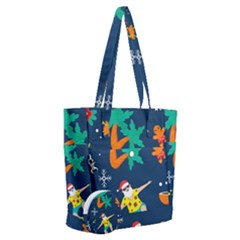 Colorful Funny Christmas Pattern Everyday Shoulder Bag With Pouch Bag by Ket1n9