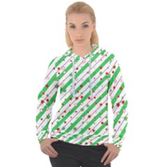 Christmas Paper Stars Pattern Texture Background Colorful Colors Seamless Women s Overhead Hoodie by Ket1n9