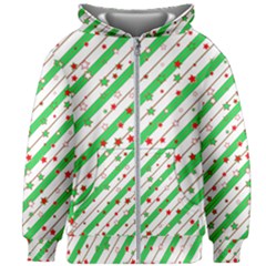 Christmas Paper Stars Pattern Texture Background Colorful Colors Seamless Kids  Zipper Hoodie Without Drawstring