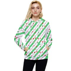 Christmas Paper Stars Pattern Texture Background Colorful Colors Seamless Women s Lightweight Drawstring Hoodie