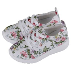 Floral Elements Peony Chinese Rose Kids  Lightweight Sports Shoes