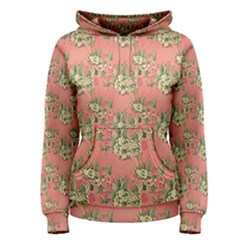 Retro 1880s Flowers Pattern 12 Women s Pullover Hoodie