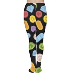 Ecstasy Pills Pattern Tights