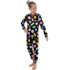 Ecstasy Pills Pattern Kids  Long Sleeve Set 