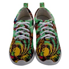 Monkey Tiger Bird Parrot Forest Jungle Style Women Athletic Shoes