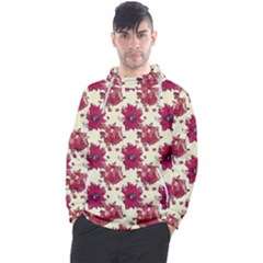 Retro 1880s Flowers Pattern 21 Men s Pullover Hoodie