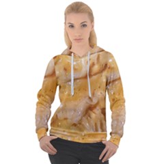 Homemade Flan Extreme Close-up Texture Women s Overhead Hoodie by dflcprintsclothing