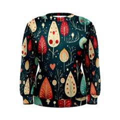 Christmas Tree Pattern Women s Sweatshirt