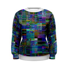 Glitch Chaos Print Women s Sweatshirt