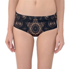 Bronze Age Mandala Mid-waist Bikini Bottoms by MRNStudios