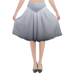 A Black And White Photo Of A Wall Flared Midi Skirt