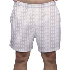 A White Background With A Brown Pattern On It Men s Shorts