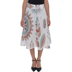 Pastel-boho-pattern Perfect Length Midi Skirt