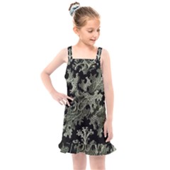 Weave Haeckel Lichenes Photobionten Kids  Overall Dress