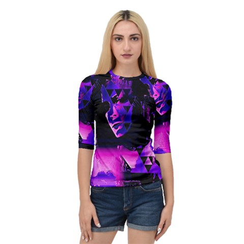 Counting Coup Ultraviolet Quarter Sleeve Raglan T-shirt by MRNStudios