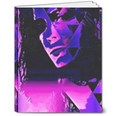 Counting Coup Ultraviolet 8  X 10  Hardcover Notebook by MRNStudios