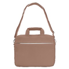 Mocha Mousse Hex Code #a47864 Macbook Pro 15  Shoulder Laptop Bag by dressshop