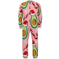 Avo Merry Christmas, Candies, Candy Cane Onepiece Jumpsuit (men) by kyorashop23