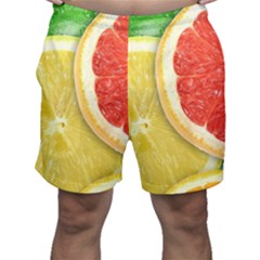 Fruit, Lemon Men s Shorts by kyorashop23