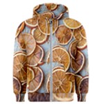 Orange, Slices, Fruits, Citrus Men s Zipper Hoodie