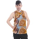 Orange, Slices, Fruits, Citrus Men s Sleeveless Hoodie