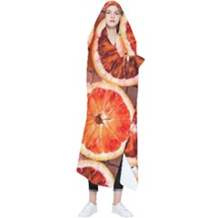 Orange, Fruit, Citrus Wearable Blanket