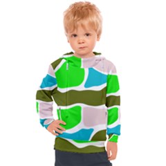 Geometric Bricks    Kids  Hooded Pullover by ConteMonfrey