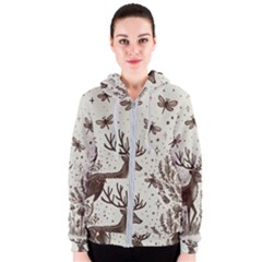 Artwork Graffiti Painting Creative Women s Zipper Hoodie by Salmanaz77