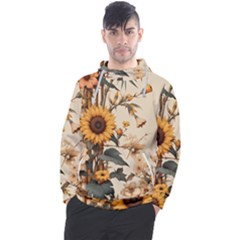 Sunflower Flowers Nature Trees Men s Pullover Hoodie by Salmanaz77