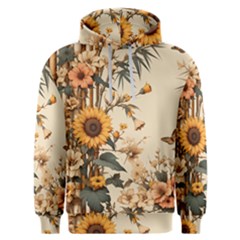 Sunflower Flowers Nature Trees Men s Overhead Hoodie by Salmanaz77