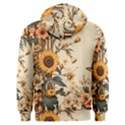 Sunflower Flowers Nature Trees Men s Overhead Hoodie View2